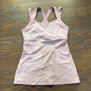 Lululemon Light Pink Strappy Tank Top